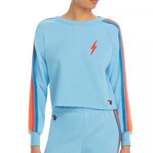 Aviator Nation
Striped Cropped Sweatshirt